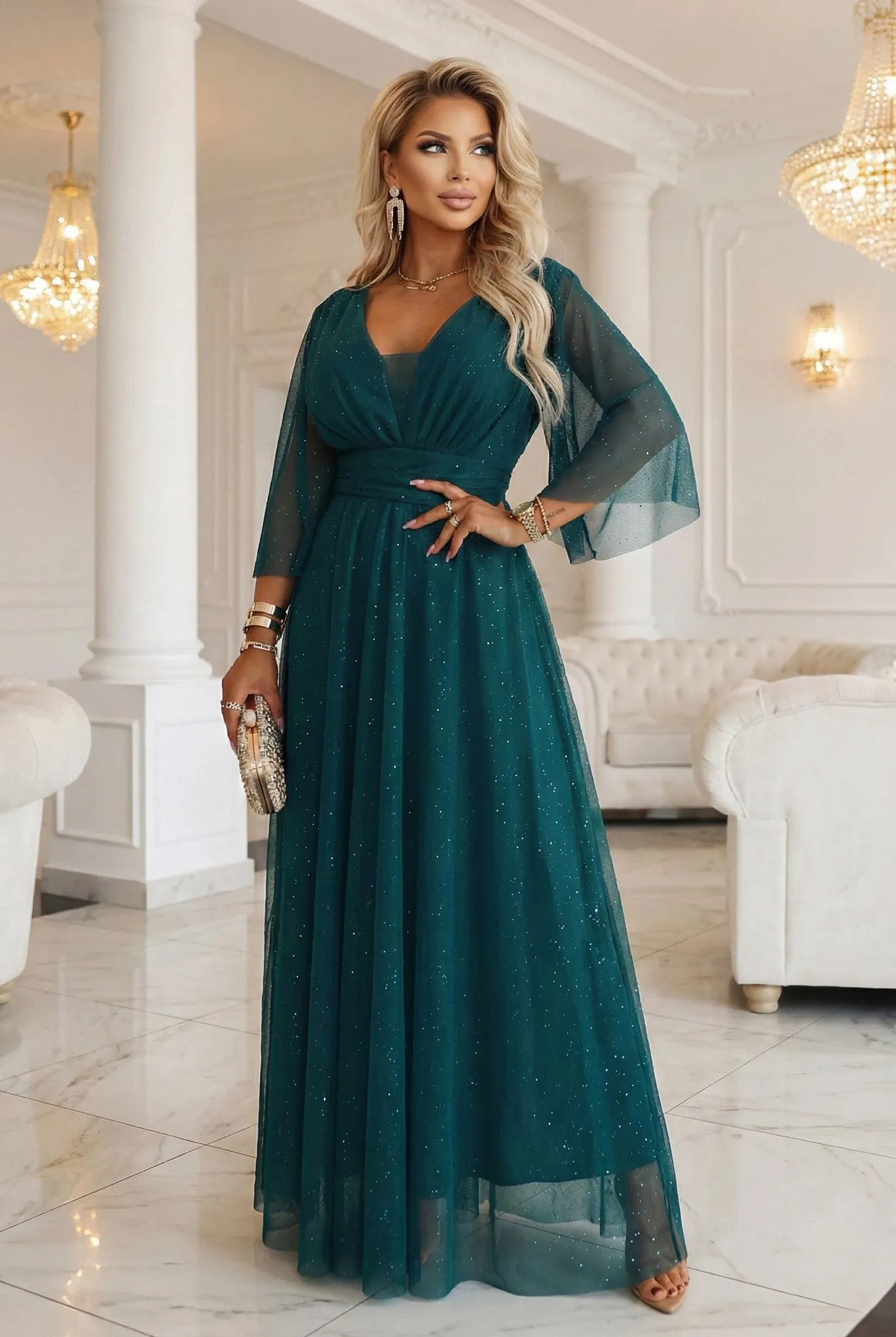 sukienka plus size na sylwestra