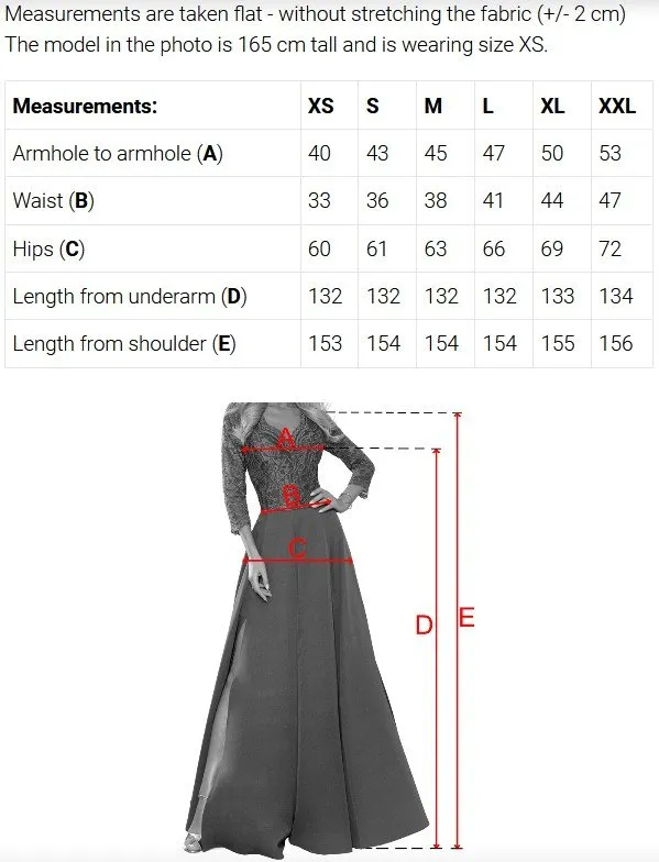 643-7 Elegancka wieczorowa suknia maxi z rozcięciem i różami - błękitna