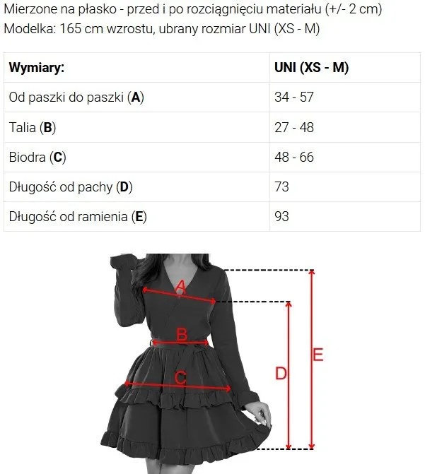 677-3 Sukienka na ramiączkach z dekoltem typu woda i spódnicą z falbanami - masełkowy żółty