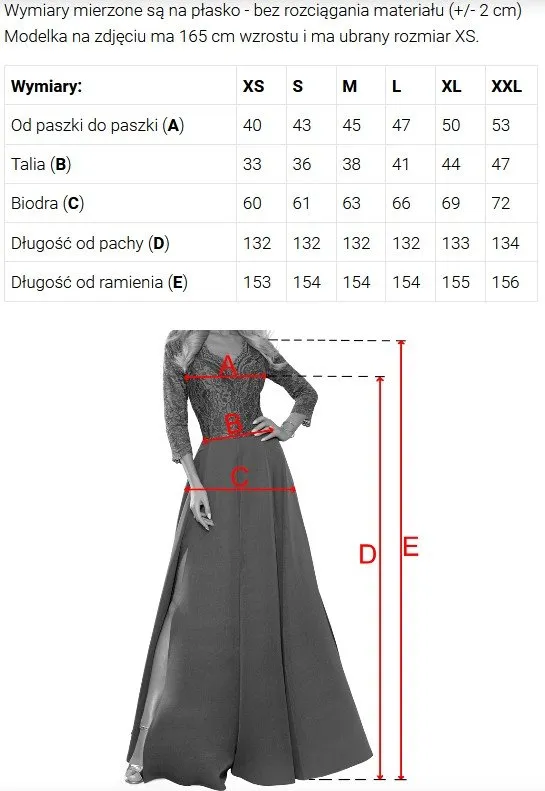 643-9 Elegancka wieczorowa suknia maxi z rozcięciem i różami - bordowa