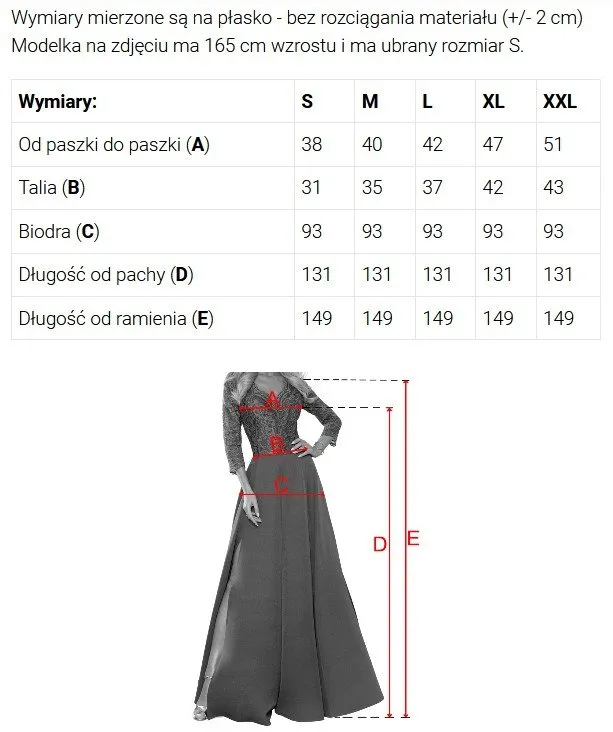 640-7 LORETTA wyjątkowa długa sukienka z tiulowymi rękawami i dekoltem - morska